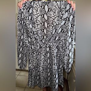 SHEIN snakeskin dress